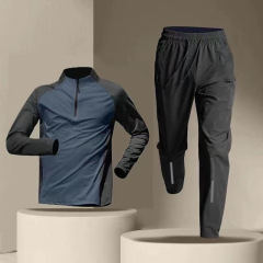 Men's & Women's Quarter-Zip Training Long Sleeve – Quick-Dry Running Fitness Top,MAKO SOURCING,Quarter-Zip Training Long Sleeve – Quick-Dry Running & Fitness Top for Men & Women | MAKO