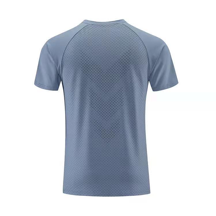 Men's Summer Quick-Dry Short Sleeve Sports T-Shirt – Elastic Running Gym Top,MAKO SOURCING,Men's Quick-Dry Short Sleeve Sports T-Shirt – Elastic Running & Gym Top | MAKO