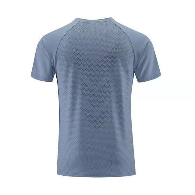 Men's Summer Quick-Dry Short Sleeve Sports T-Shirt – Elastic Running Gym Top,MAKO SOURCING,Men's Quick-Dry Short Sleeve Sports T-Shirt – Elastic Running & Gym Top | MAKO