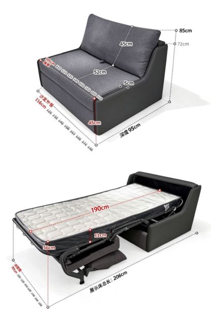 B3,Foshan Senchen Furniture Co.,Ltd,sofa bed