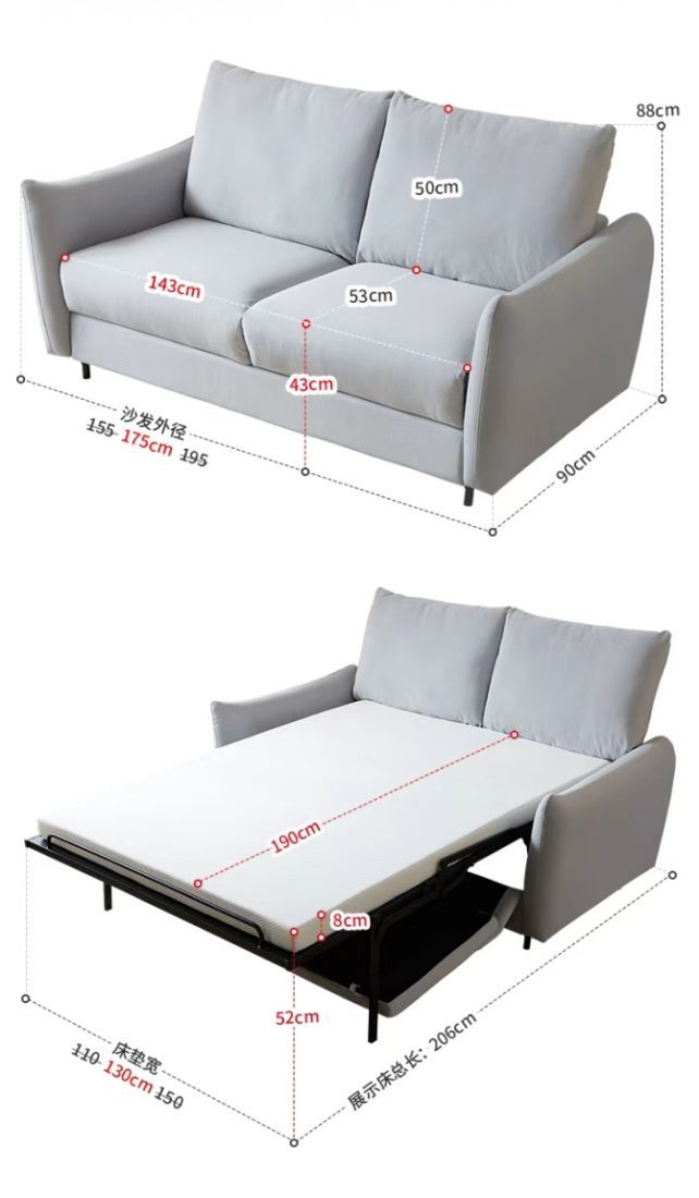 K18,Foshan Senchen Furniture Co.,Ltd,sofa bed