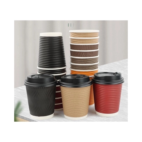 Ripple Insulated Kraft Cup,Beverage Promo Solutions,Ripple Insulated Kraft Cup