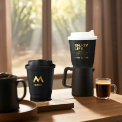 8oz 10oz Double Wall Hot Stamping Coffee Cups,Beverage Promo Solutions,8oz 10oz Double Wall Hot Stamping Coffee Cups