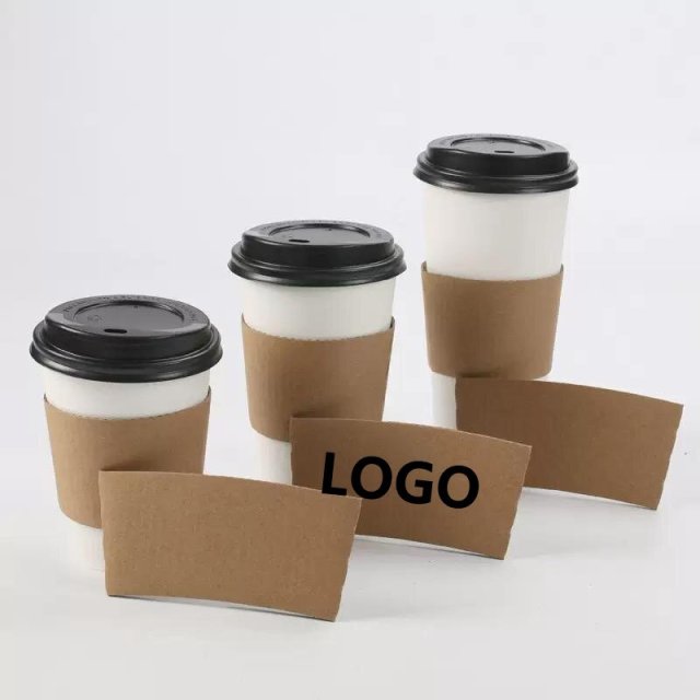 Custom Kraft Coffee Cup Sleeve,Beverage Promo Solutions,Custom Kraft Coffee Cup Sleeve