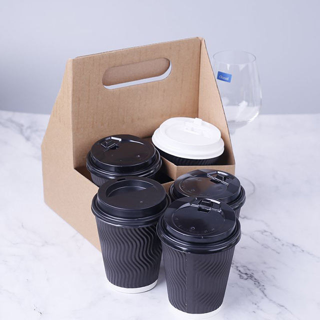 Ripple Insulated Kraft Cup,Beverage Promo Solutions,Ripple Insulated Kraft Cup