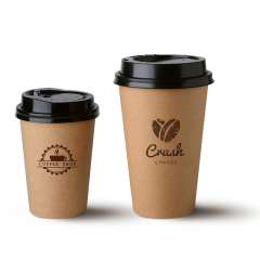 Disposable Double-Wall Paper Cup With Lids,Beverage Promo Solutions,Disposable Double-Wall Paper Cup With Lids