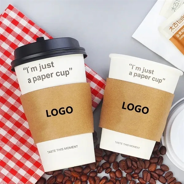 Custom Kraft Coffee Cup Sleeve,Beverage Promo Solutions,Custom Kraft Coffee Cup Sleeve