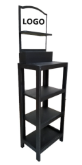 4-Tier Wooden Display Rack,Beverage Promo Solutions,4-Tier Wooden Display Rack
