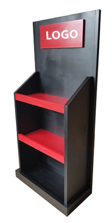3-Tier Wooden Display Rack – Custom Color Available,Beverage Promo Solutions,3-Tier Wooden Display Rack – Custom Color Available