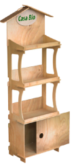 3-Tier Wooden Display Rack – Easy Assembly,Beverage Promo Solutions,3-Tier Wooden Display Rack – Easy Assembly