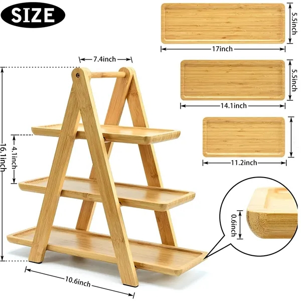 3-Tier Wooden Video Tray Display Rack,Beverage Promo Solutions,3-Tier Wooden Video Tray Display Rack