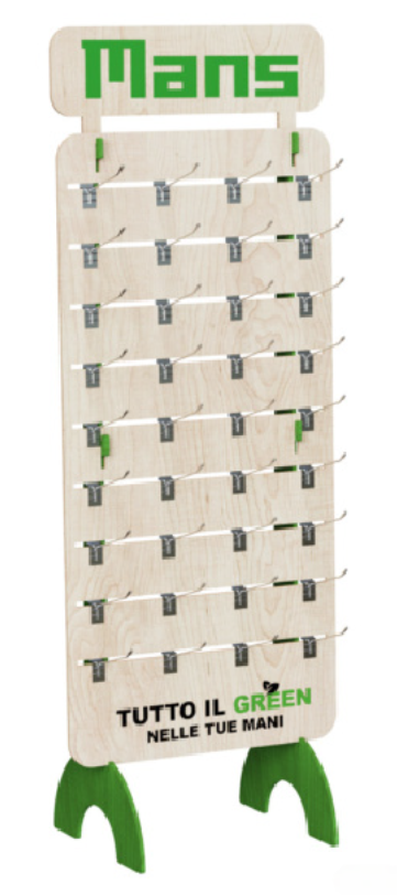 Wooden Display Rack with Hooks,Beverage Promo Solutions,Wooden Display Rack with Hooks