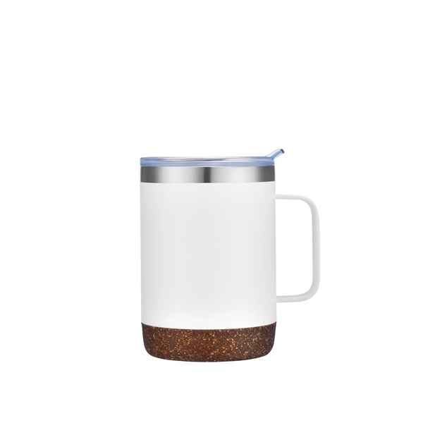 12 oz Vacuum Mug with Cork Bottom,Beverage Promo Solutions,12 oz Vacuum Mug with Cork Bottom