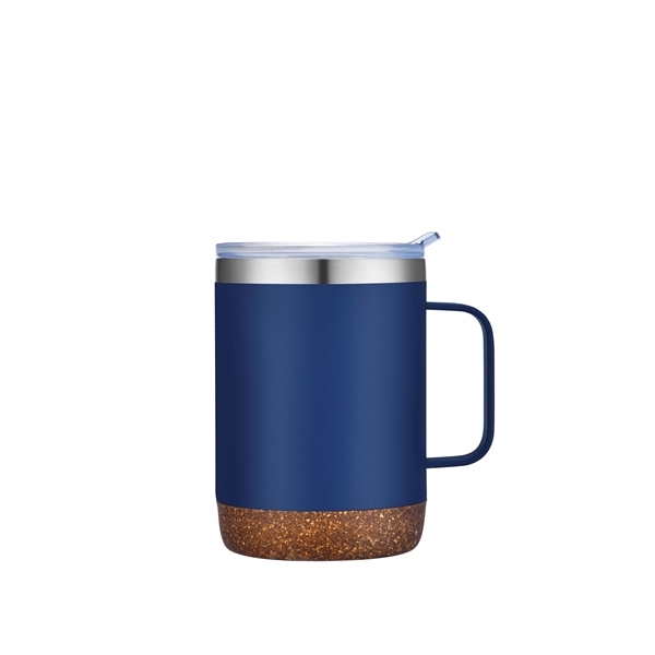 12 oz Vacuum Mug with Cork Bottom,Beverage Promo Solutions,12 oz Vacuum Mug with Cork Bottom