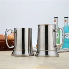 15 oz Stainless Steel Beer Mug,Beverage Promo Solutions,15 oz Stainless Steel Beer Mug