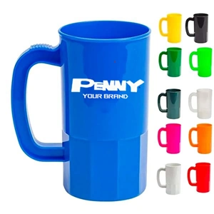 Plastic Beer Cup Stein Mug with Handle,Beverage Promo Solutions,Plastic Beer Cup Stein Mug with Handle
