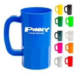 Plastic Beer Cup Stein Mug with Handle,Beverage Promo Solutions,Plastic Beer Cup Stein Mug with Handle