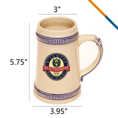Tarbo Ceramic Beer Mug,Beverage Promo Solutions,Tarbo Ceramic Beer Mug