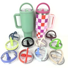 Custom 40oz Checkered Tumbler,Beverage Promo Solutions,Custom 40oz Checkered Tumbler