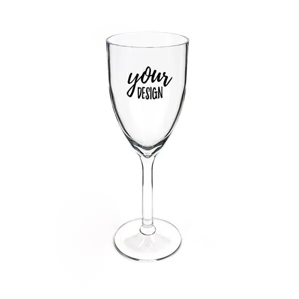 8 oz. Promotional Plastic Wine Glass,Beverage Promo Solutions,8 oz. Promotional Plastic Wine Glass