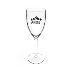 8 oz. Promotional Plastic Wine Glass,Beverage Promo Solutions,8 oz. Promotional Plastic Wine Glass