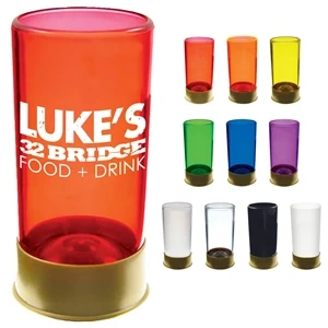 1.5 oz. Colored Plastic Shotgun Shell Shot Glass,Beverage Promo Solutions,1.5 oz. Colored Plastic Shotgun Shell Shot Glass