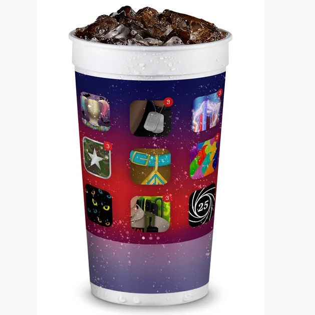 Blank BPA-Free PP Stadium Cup,Beverage Promo Solutions,Blank BPA-Free PP Stadium Cup