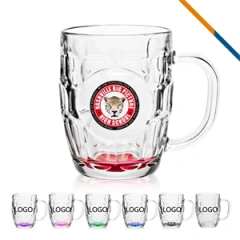 Eudora Glass Beer Mugs - 20 OZ.,Beverage Promo Solutions,Eudora Glass Beer Mugs - 20 OZ.