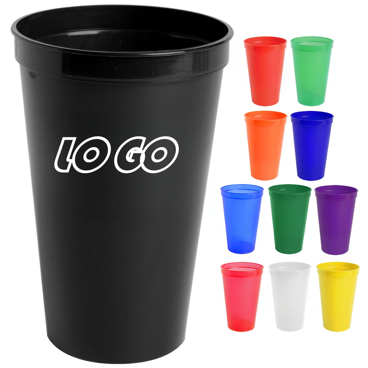 Blank Stadium Cup,Beverage Promo Solutions,Blank Stadium Cup
