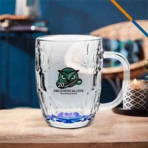 Eudora Glass Beer Mugs - 20 OZ.,Beverage Promo Solutions,Eudora Glass Beer Mugs - 20 OZ.