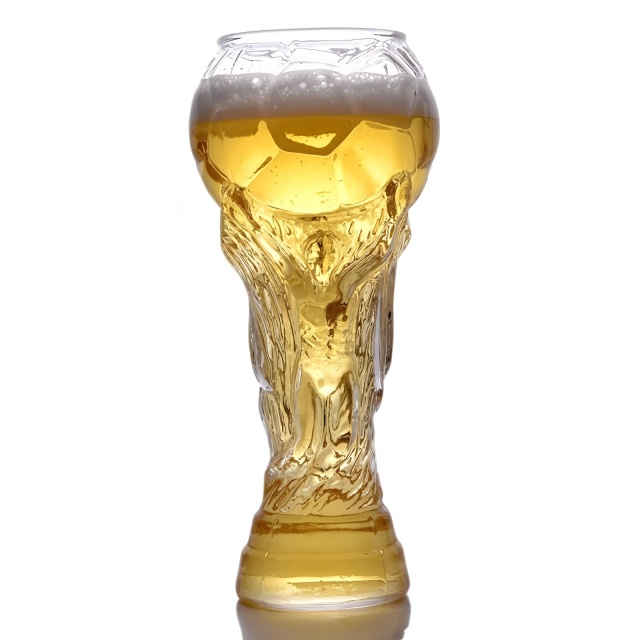 World Cup Trophy Beer Glass,Beverage Promo Solutions,World Cup Trophy Beer Glass