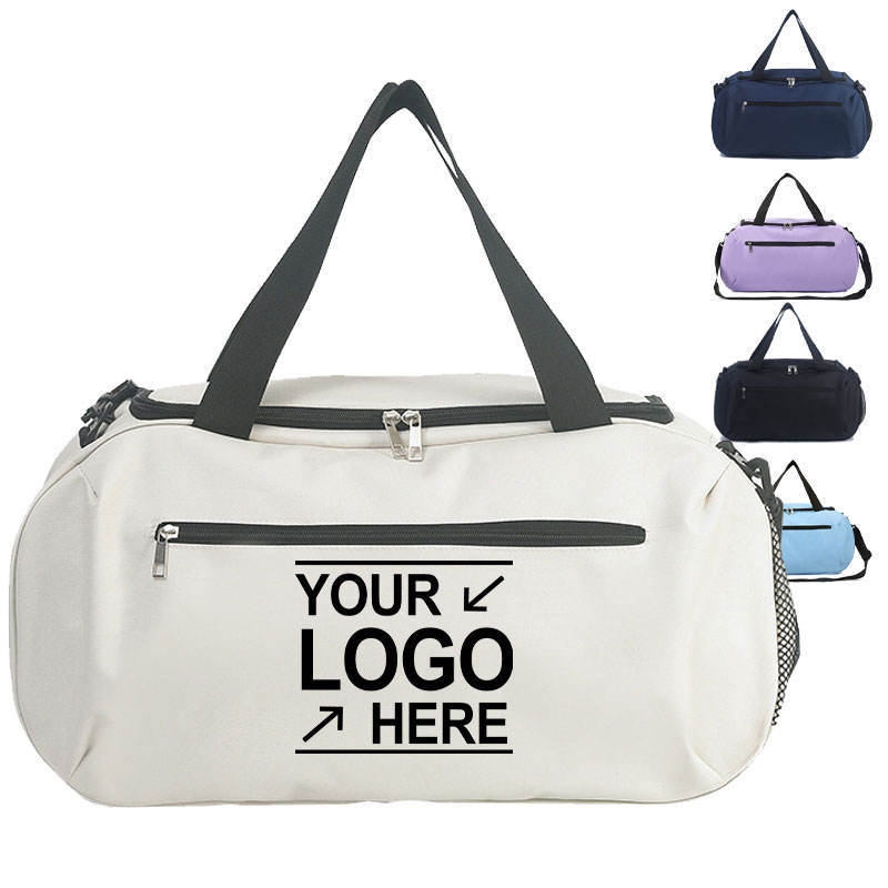 Custom Logo Water-Resistant Gym Duffel Bag,Beverage Promo Solutions,Custom Logo Water-Resistant Gym Duffel Bag