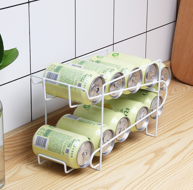 Double Layer Beverage Can Storage Rack for Refrigerator,Beverage Promo Solutions,Double Layer Beverage Can Storage Rack for Refrigerator