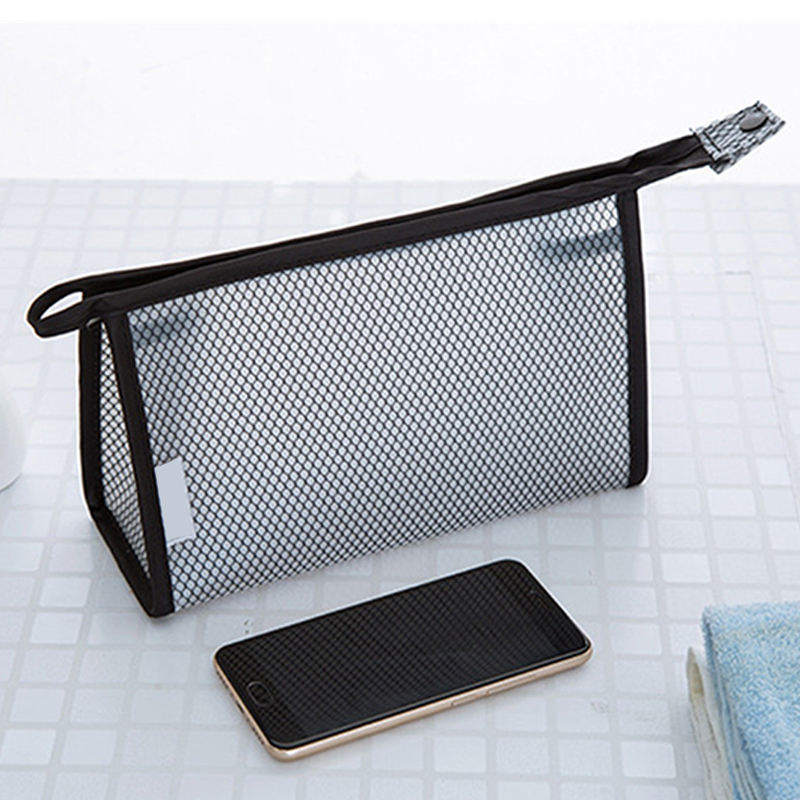Clear Gridding EVA Makeup Bag,Beverage Promo Solutions,Clear Gridding EVA Makeup Bag