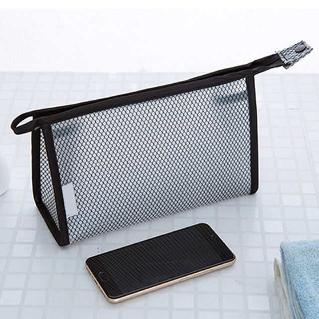 Clear Gridding EVA Makeup Bag,Beverage Promo Solutions,Clear Gridding EVA Makeup Bag