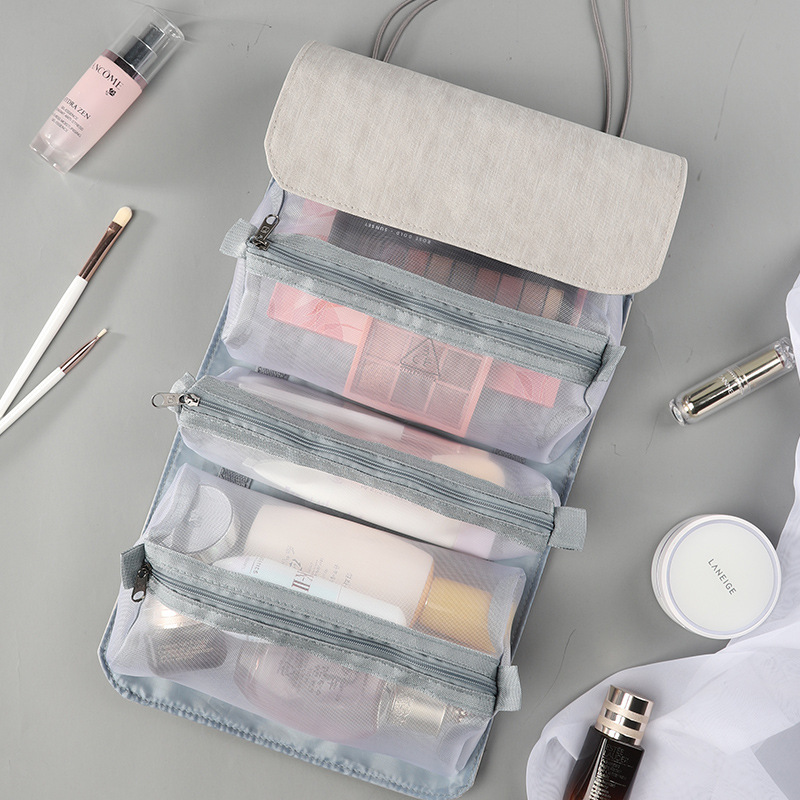 4 Fold Detachable Roll Up Makeup Bag,Beverage Promo Solutions,4 Fold Detachable Roll Up Makeup Bag