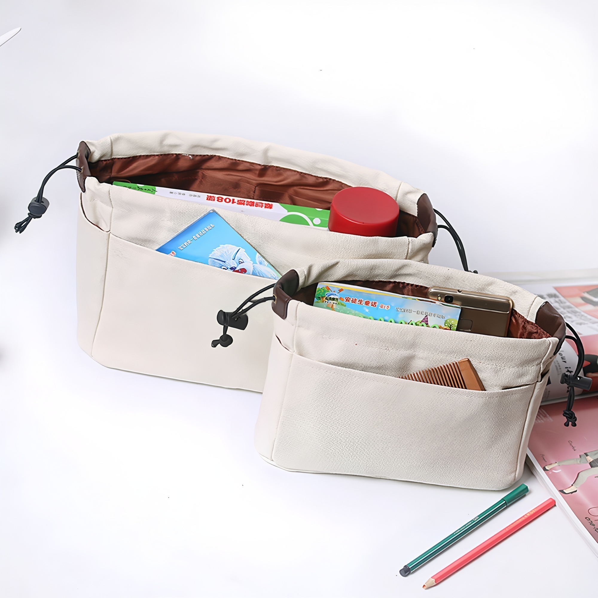 Waterproof Nylon Drawstring Travel Makeup Bag,Beverage Promo Solutions,Waterproof Nylon Drawstring Travel Makeup Bag