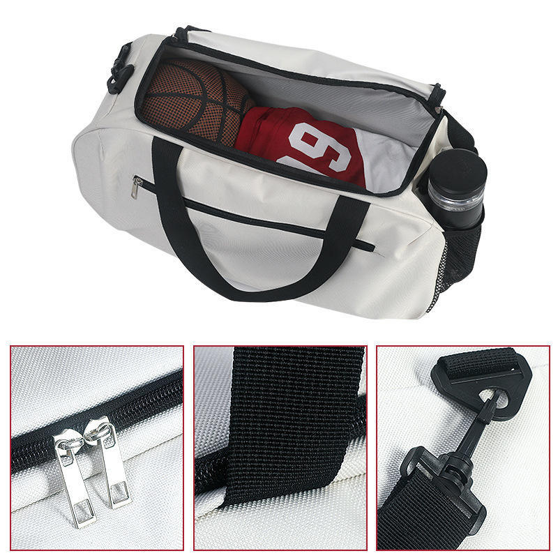Custom Logo Water-Resistant Gym Duffel Bag,Beverage Promo Solutions,Custom Logo Water-Resistant Gym Duffel Bag