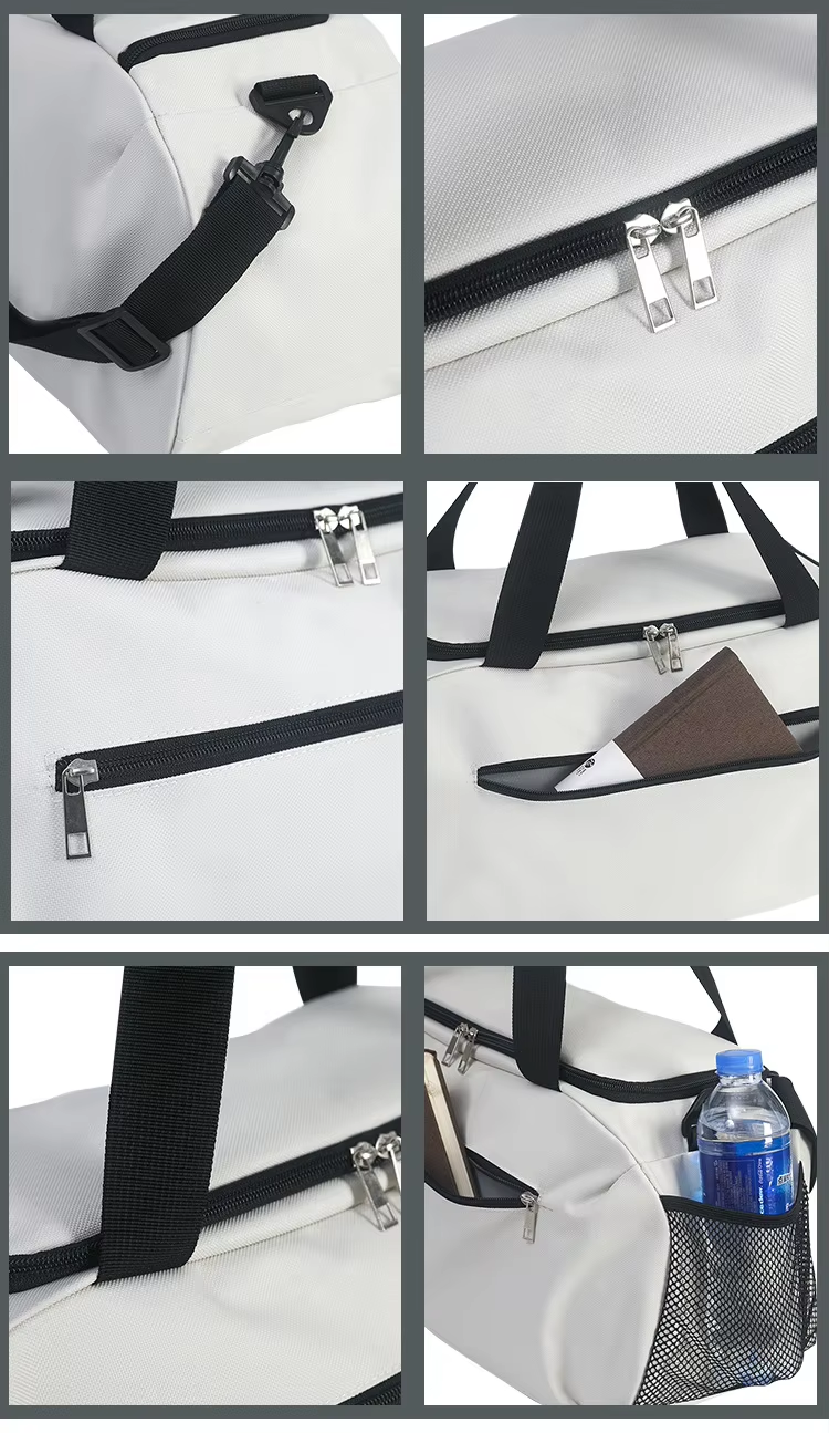 Custom Logo Water-Resistant Gym Duffel Bag,Beverage Promo Solutions,Custom Logo Water-Resistant Gym Duffel Bag