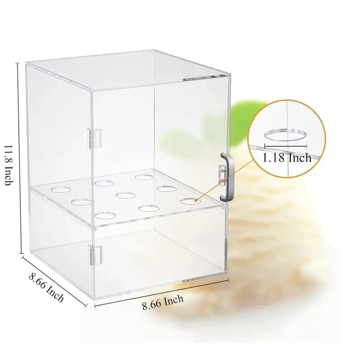 Custom Retail Acrylic Waffle Cone Display Case,Beverage Promo Solutions,Custom Retail Acrylic Waffle Cone Display Case