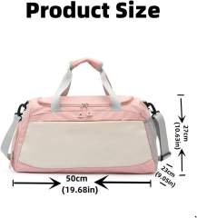 Gym Duffel Bag with Shoe Compartment,Beverage Promo Solutions,Gym Duffel Bag with Shoe Compartment