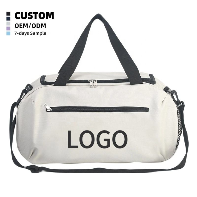 Custom Logo Water-Resistant Gym Duffel Bag,Beverage Promo Solutions,Custom Logo Water-Resistant Gym Duffel Bag