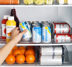 Plastic Storage Organizer Rack for Refrigerator Beverages,Beverage Promo Solutions,Plastic Storage Organizer Rack for Refrigerator Beverages