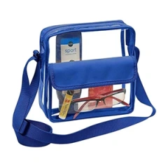 Clear stadium bag cross body,Beverage Promo Solutions,Clear stadium bag cross body