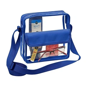 Clear stadium bag cross body,Beverage Promo Solutions,Clear stadium bag cross body