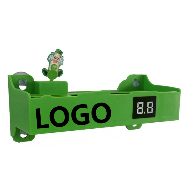 Plastic Countertop Bottle Display Stand With Price Tag,Beverage Promo Solutions,Plastic Beverage Display Rack with Suction Cups