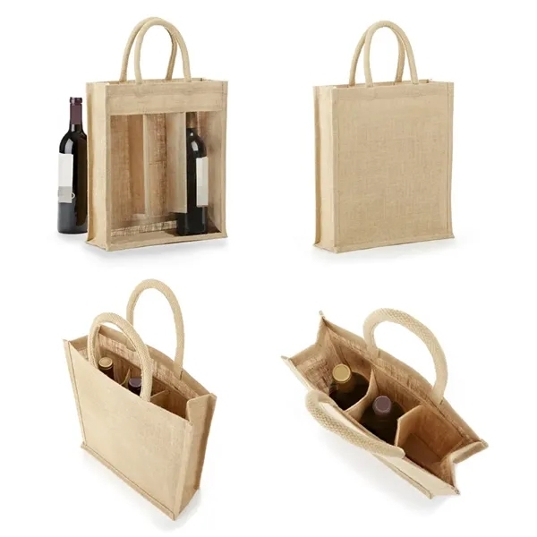 Jute Wine Gift Bag,Beverage Promo Solutions,Jute Wine Gift Bag