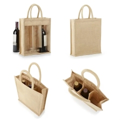 Jute Wine Gift Bag,Beverage Promo Solutions,Jute Wine Gift Bag