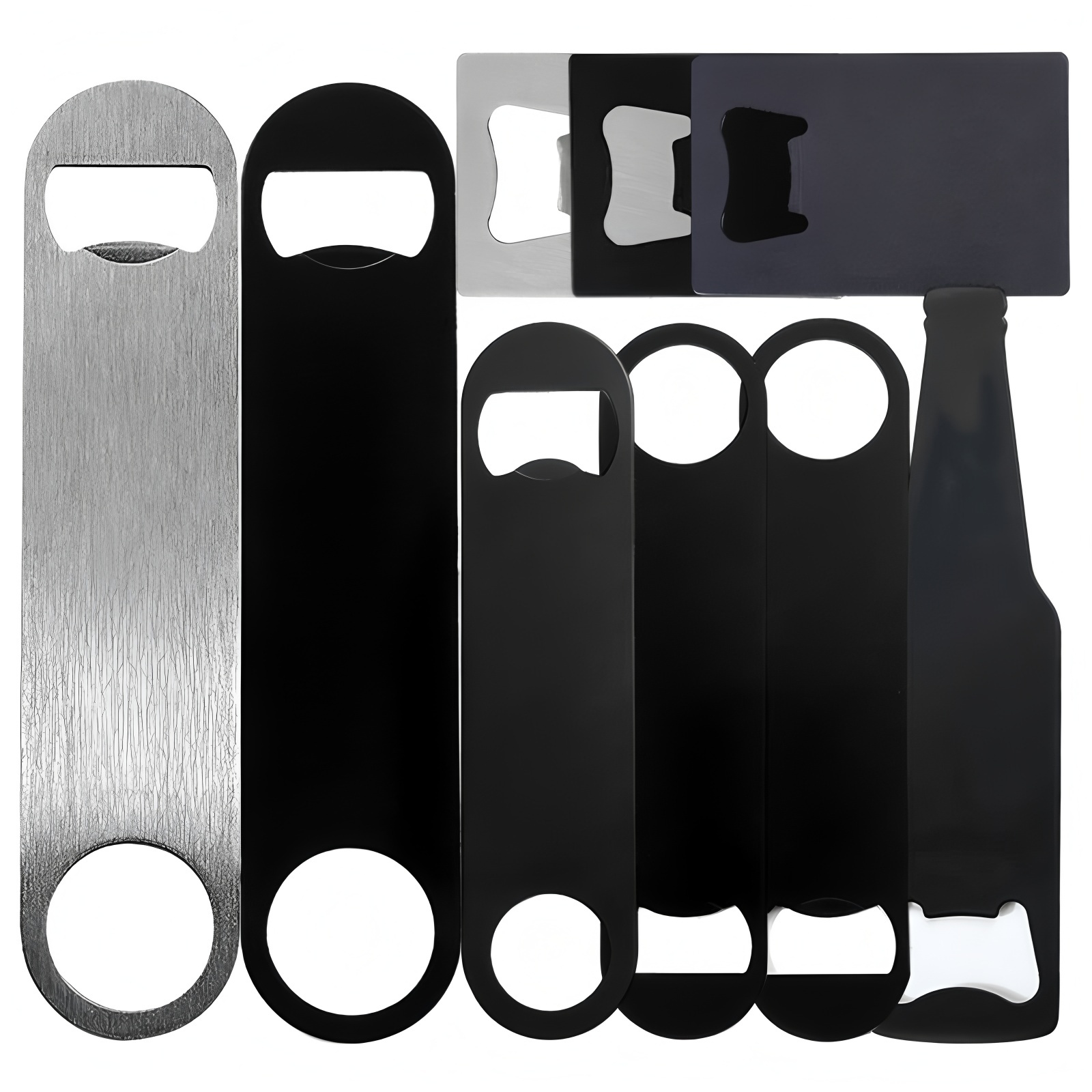 Flat Stainless Steel Beer Bottle Opener,Beverage Promo Solutions,Flat Stainless Steel Beer Bottle Opener