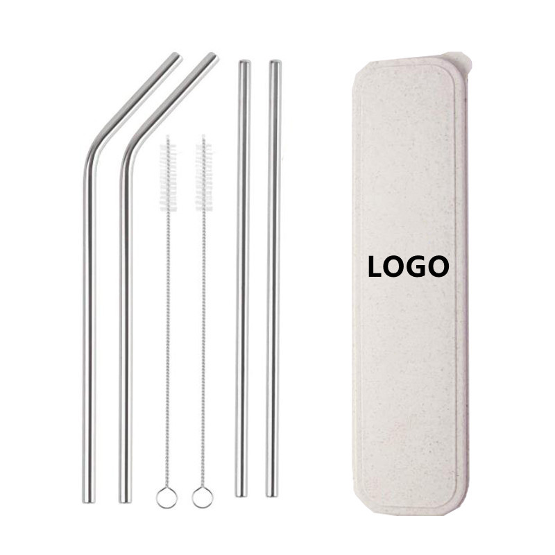 Reusable Straw Set with Case,Beverage Promo Solutions,Reusable Straw Set with Case for Beverage Brands | BPS